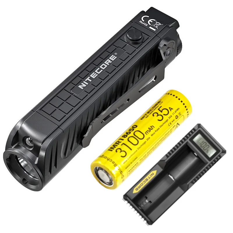 NITECORE P18 тактический фонарь CREE XHP35 HD max 1800 люмен луч бросок 182 метров наружный фонарь для сотрудников полиции