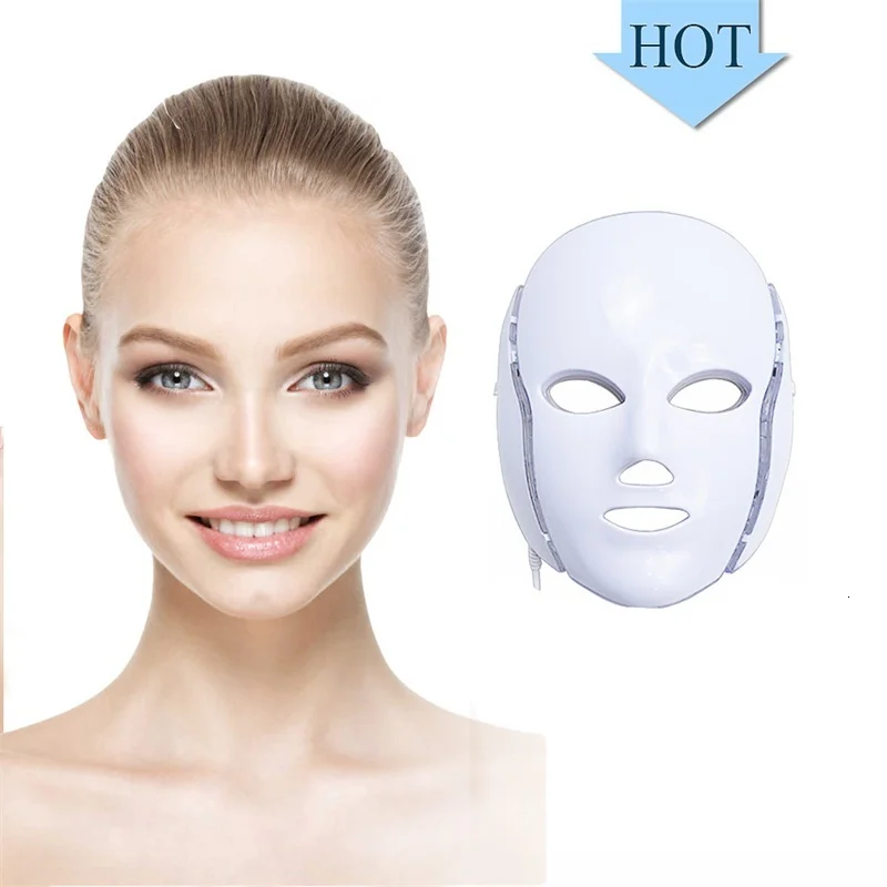 

LED Facial Mask Belleza Facial Beauty Skin Rejuvenation Photon LED Mask Masque Therapy Anti Wrinkle Acne Tighten Skin Care Tool