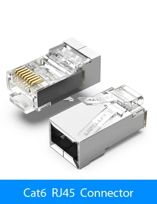 Connettori RJ45 Femmina A Femmina - 5 Pezzi - Estensione Cavo Ethernet Per Cat6/Cat5e/Cat5