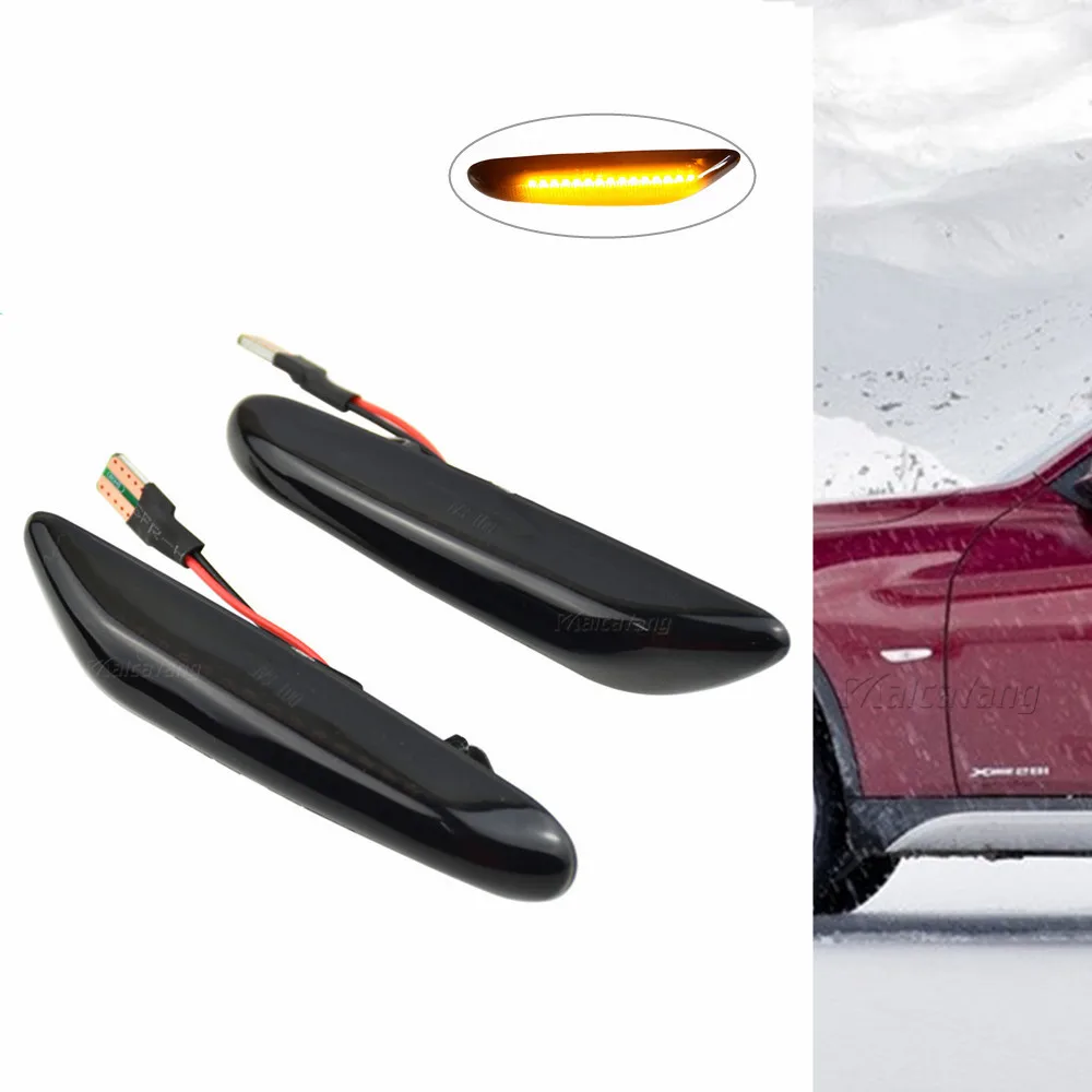 

Dynamic Blinker LED Light Side Marker For BMW E60 E61 E90 E91 E87 E81 E83 E84 E88 E92 E93 E82 E46 1 3 5 series x1 x3