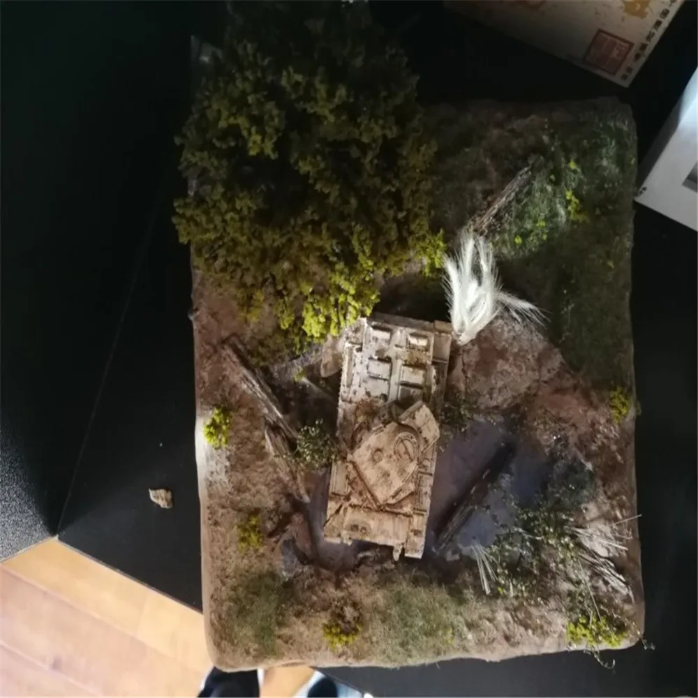 ho trainlayout model tree powder02