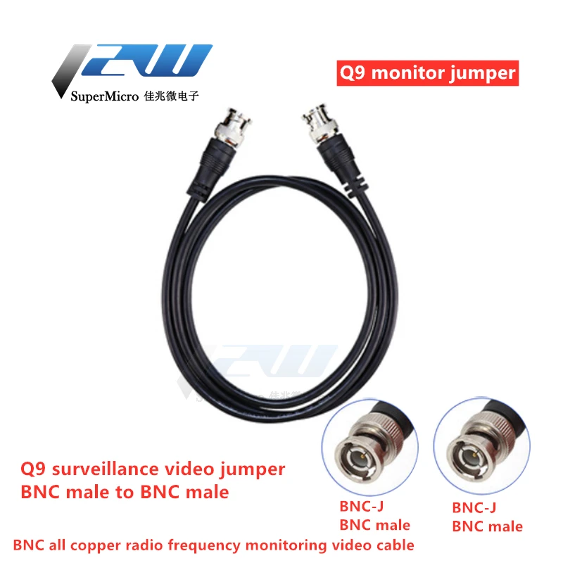 1 м BNC разъем Папа-папа BNC-JJ Q9-JJ CCTV коаксиальный удлинитель Мужской к мужской линии