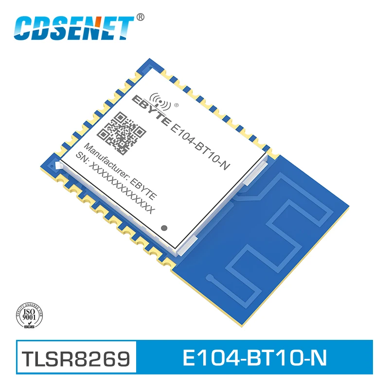 

E104-BT10-N Node Module TLSR8269 Wireless Transceiver SMD GFSK SoC Ble 4.2 Sigmesh Transparent Transmissio Mesh Network