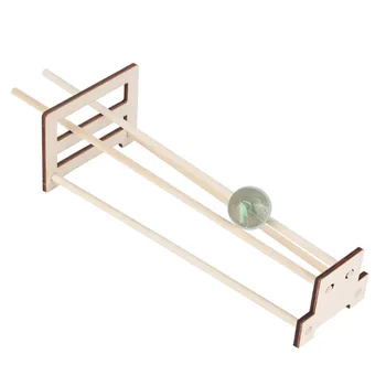 

Wood Track Slope Kids Science Experiment Materials Kit DIY Assemble Toys