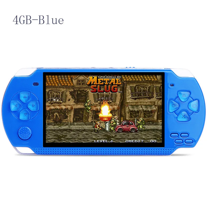 4G-Green Видео приставка игровая X6 игры игровая приставка игровая консоль для psp игры ручной Ретро игры 4,3 дюймов экран Mp4 плеер Игры Поддержка камеры, видео, электронной книги - Цвет: 4G-Green