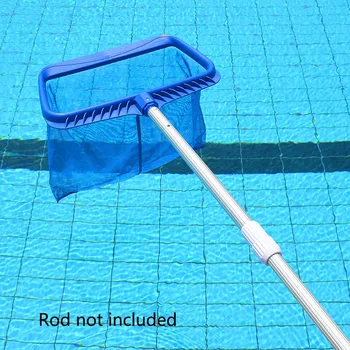 

Leaf skimmer net rectangular rake net pond blue professional retractable fish tank cleaning