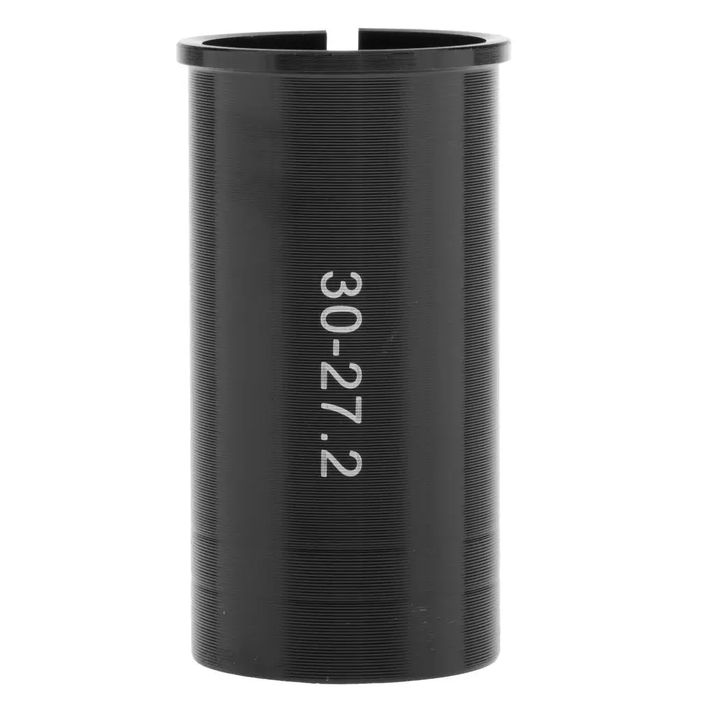 Adaptateur Réducteur De Tige De Selle Vélo VTT - Manchon Alu 6cm Noir
