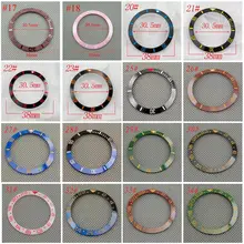 Аксессуары для часов 38 мм Безель подходит для GMT автоматические 40 мм Мужские часы Безель подходят для parnis часы