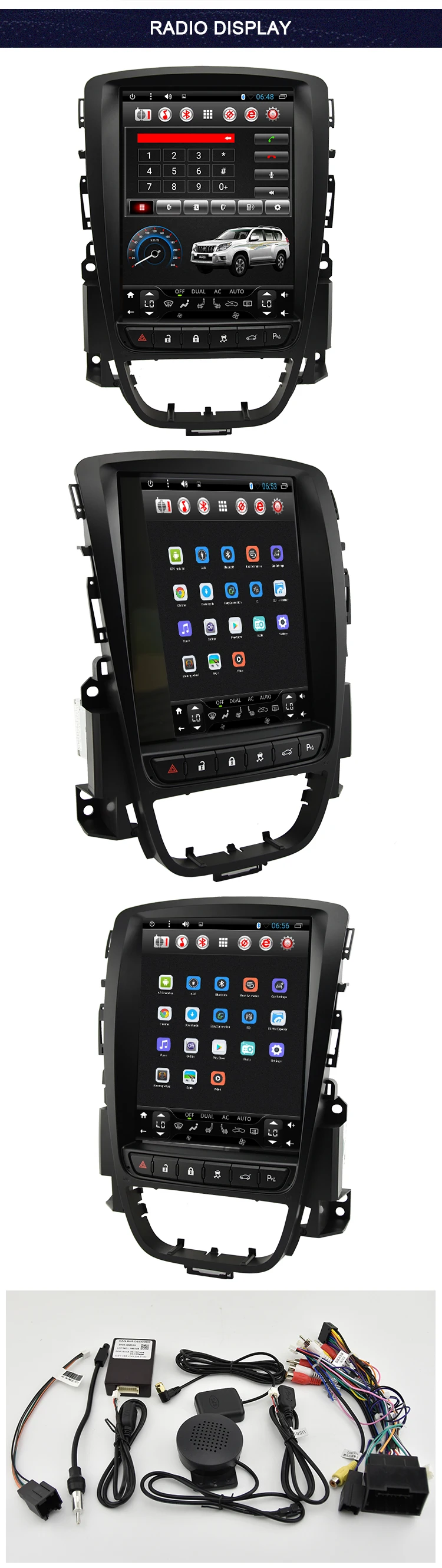 Sale Navivox Android 6.0 Vertical screen Car Multimedia Player For Opel Vauxhall Holden ASTRA J / Buick Excelle 2010-2013 Car DVD GPS 13