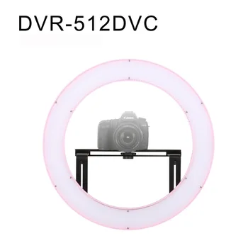 

FALCON EYES LED Light Ring 31W Studio/Film/Makeup Fotografia Continuous Lighting Selfie Lamp Youtube Video Live DVR-512DVC Pink