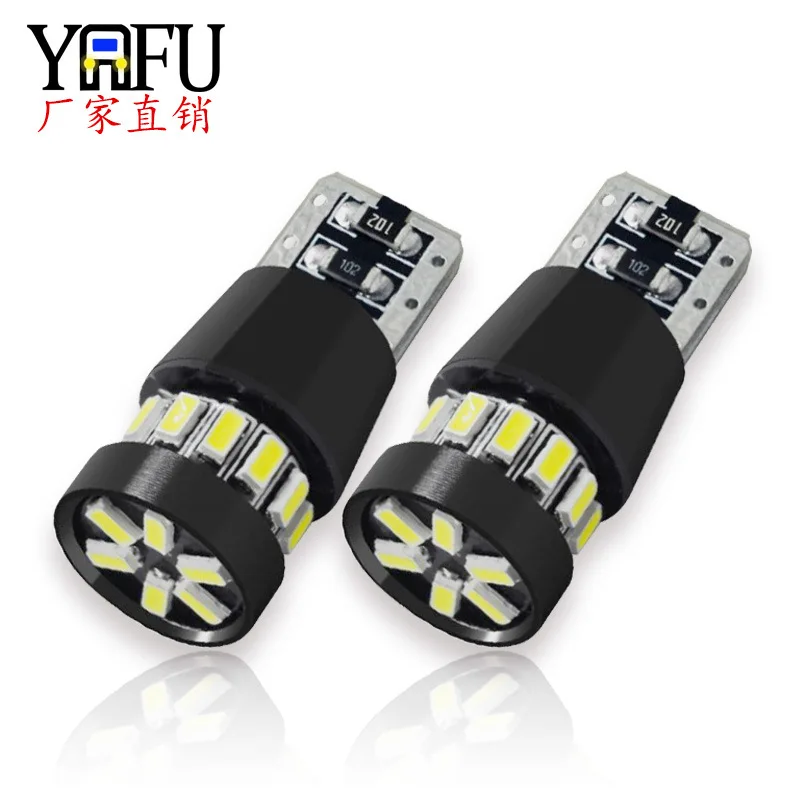

LED Car Decoding Width Lamp T10 3014 18smd High Brightness License Plate Lamp Instrument Lamp Led Lights for Car