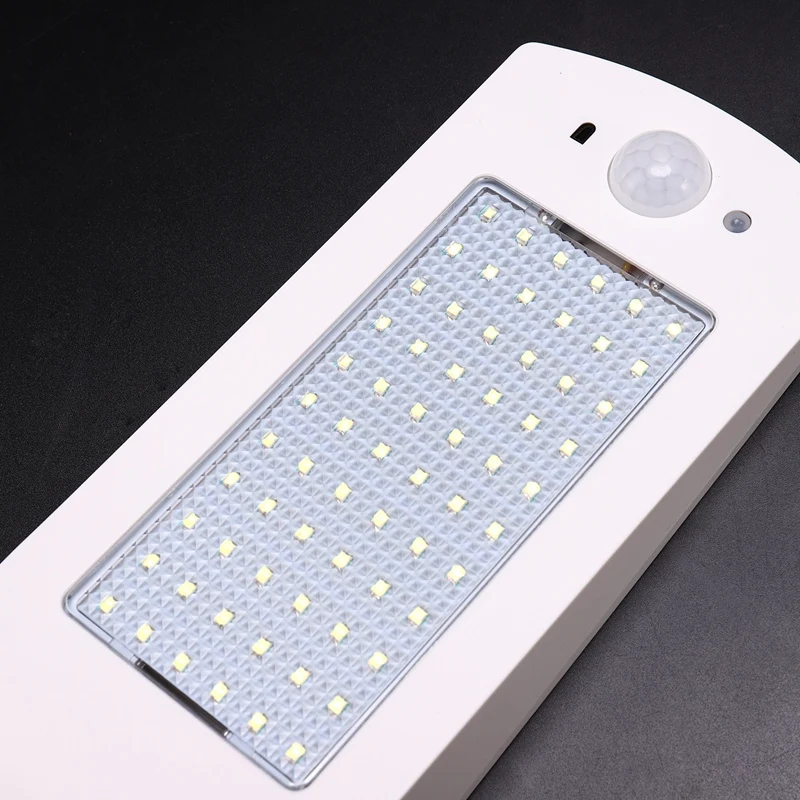 5000Mah уличный солнечный светильник с 66Pcs Led 1000Lm регулируемый угол беспроводной датчик движения цвет регулируемый садовый светильник белый
