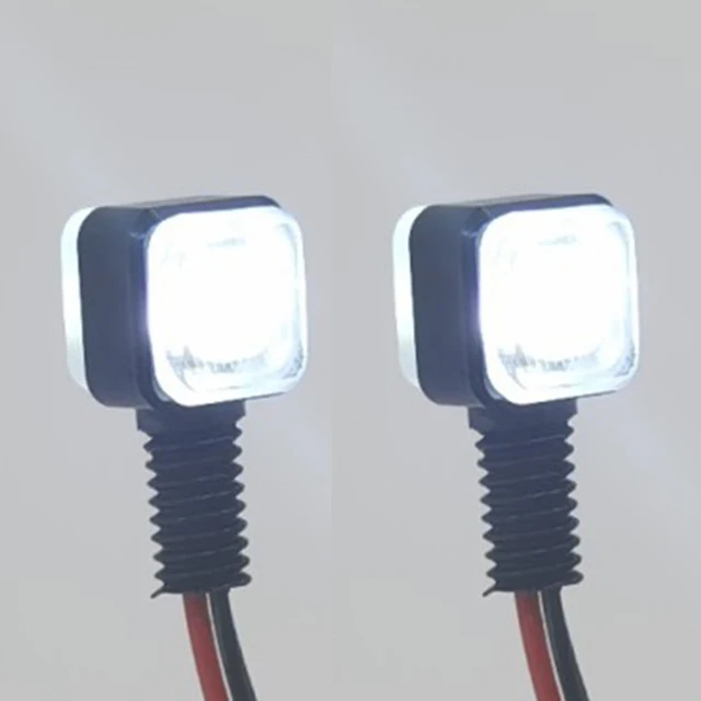 2PCS LED Marker Contour Width Light Metal Bracket for 1/14 Tamiya RC Truck Trailer Tipper Scania R620 Actros Volvo MAN DIY Parts