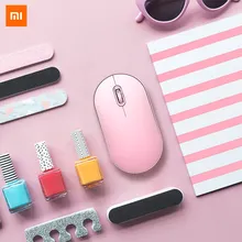 Xiaomi Mijia Bluetooth Двухрежимная портативная мышь Air Bluetooth двухрежимное подключение ультратонкий портативный модный компьютер цифровой