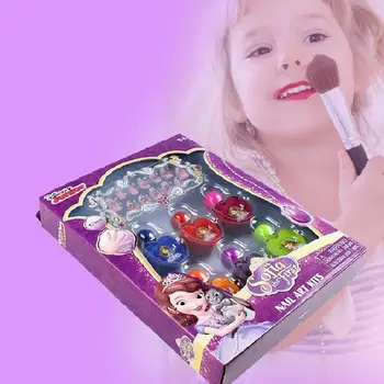 

Disney Princess Baby Cosmetics Children Makeup Toy Sofia The First Nail Art Kits Beauty Pretend Play House Girls Makeup Game Toy