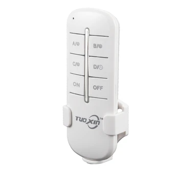 

FashionTUOXIN Wireless 3 Channel ON / OFF 220V lamp switch remote control wireless transceiver White