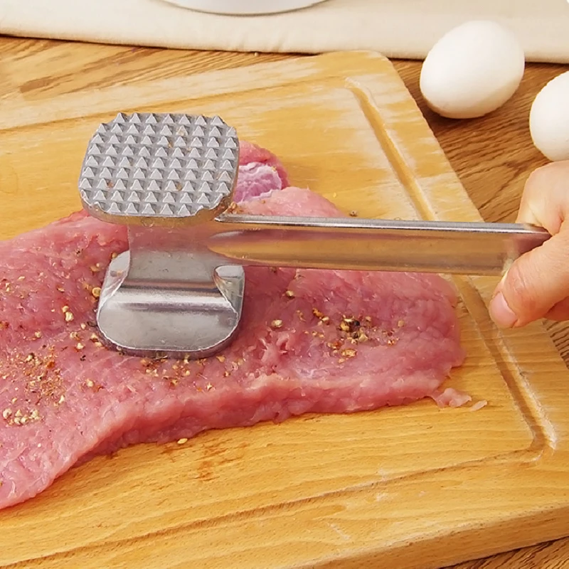 Нержавеющая сталь для отбивания мяса молоток с юбкой-годе размягчитель мяса алюминиевый Hummer Кухня аксессуары Лидер продаж Кухня мясо инструменты