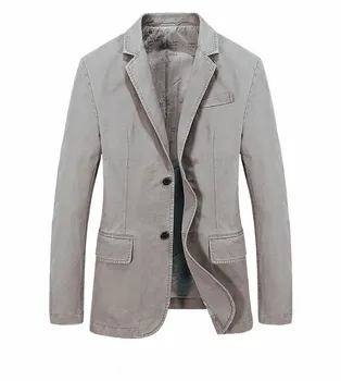 

The new 2020 men's spring season leisure suit pure color cotton suit