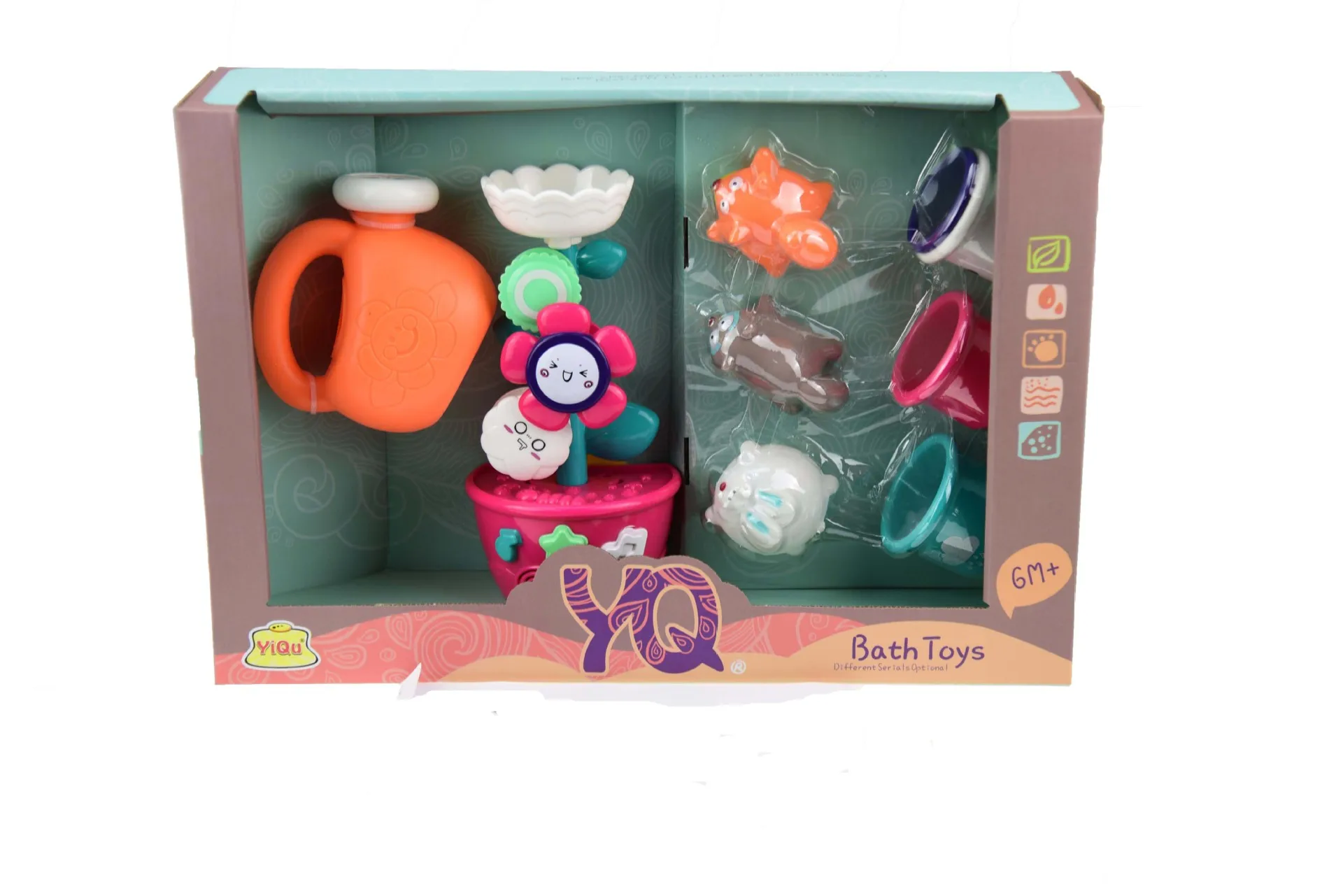 Детская игрушка для ванной, игра с водой, водные игрушки, детские Игрушки для ванны(4 шт чашки