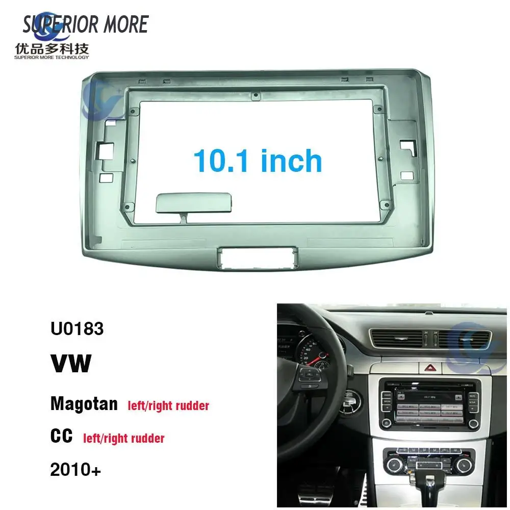 Автомагнитола 2 din 10 1 &quotдля VW Magotan CC 2010 рамка для приборной панели установка dvd gps mp5