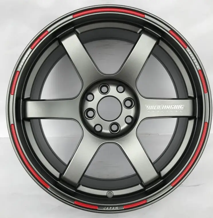 New Red Line Te37 15 Inch 15x7 0 4x100 4x114 3 Car Alloy Wheel Rims Fit For Honda City Wheels Aliexpress