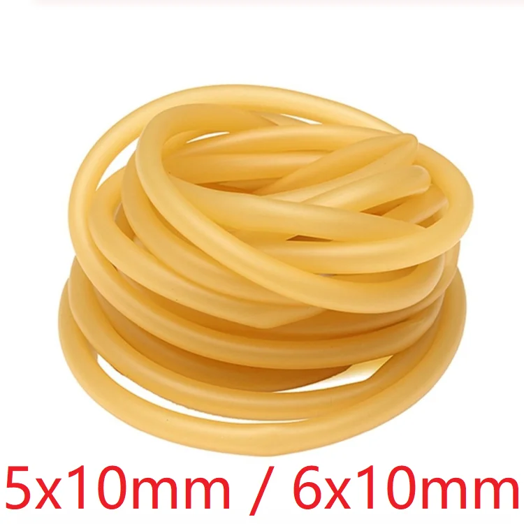 ID 5mm 6mm x 10mm OD Nature Latex Rubber Hose Flexible Pipe High