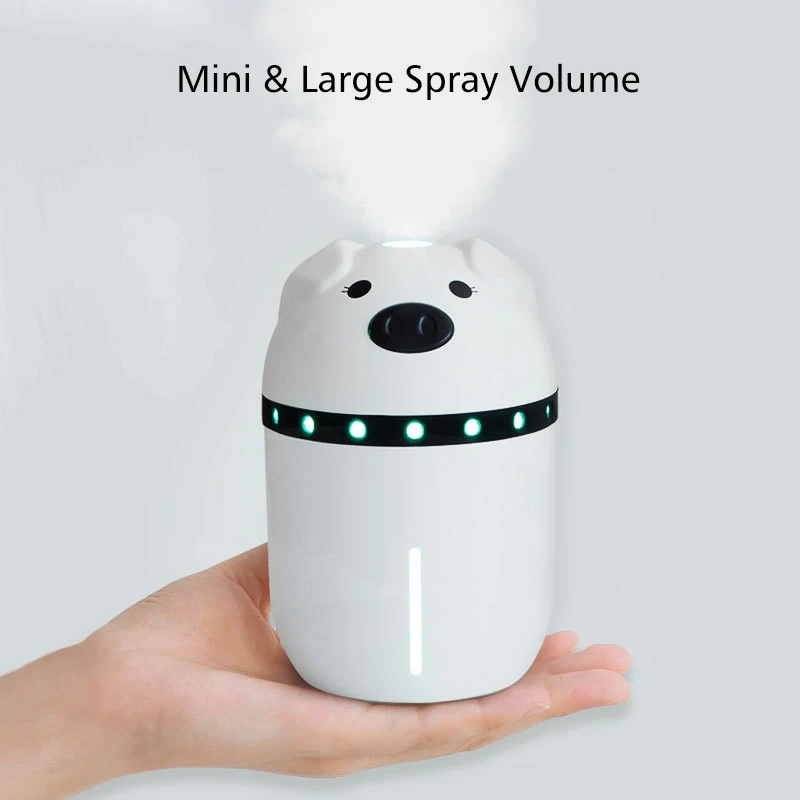 Mini Pig холодный туман USB увлажнитель воздуха диффузор эфирное масло туман очиститель для автомобиля домашний офис 300 мл/10,14 унций 4 цвета