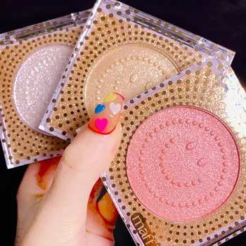 

MAFFICK Highlighter Powder Smiley Face Contouring Powder Shimmering Highlighter Long-lasting Natural Brightening Complexion