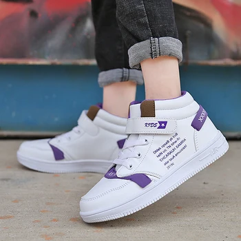 

New Trend Kids Shoe Boy Unisex Kids Shoes Boys Sneakers Anti Slip Youth Casual Kids Girls Shoes Cheap Pu Leather Shoes Girls