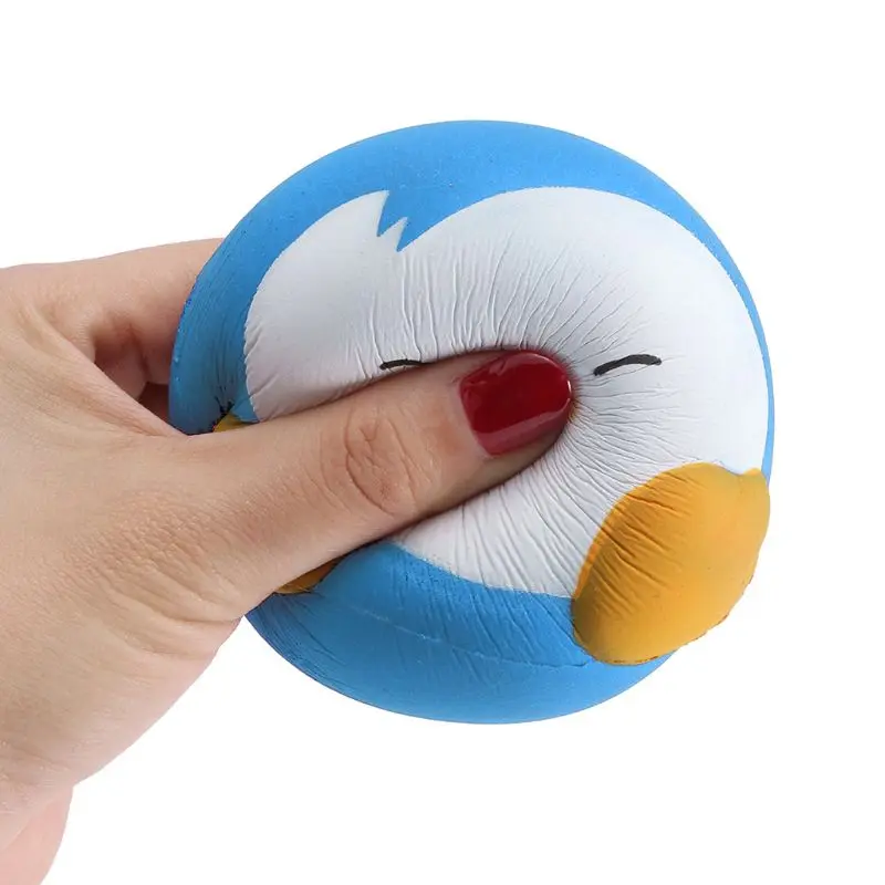 Новинка, волшебный Пингвин, мягкие игрушки Jumbo Squishies, меняющие цвет, медленно поднимающаяся игрушка для снятия стресса, сдавливающая игрушка, волшебная игрушка, игрушки для девочек, подарок