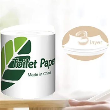 

Good Quality Paper Toilet Tissue Soft Home Washroom Roll Paper For Household Bathroom Sanitary Supplies