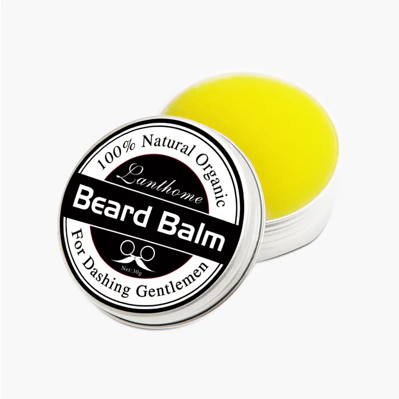 LBQHZL Natural Vanilla Mango Beard Growth Enhancer Oil Safe Facial Hair Beard Balm For Groomed Beard Growth Styling Moustache Serum - Цвет: LBQHZL