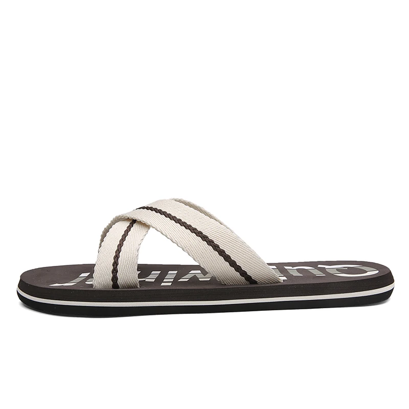 Summer Non-Slip Flip Flops Cloth Tape Men Slippers Brand Shoes Indoor Outdoor High Quality Beach Sandals Fashion Casual Shoes