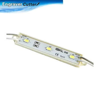

100 Pieces SMD 5630 12VDC 1.2W 75x15x6.5mm Waterproof White Light LED Module