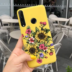 Cute Fashion Soft TPU Silicone Case for Honor 10i and 10 Lite - Stylish Protective Cover Coque s Shell (Yellow 2024)