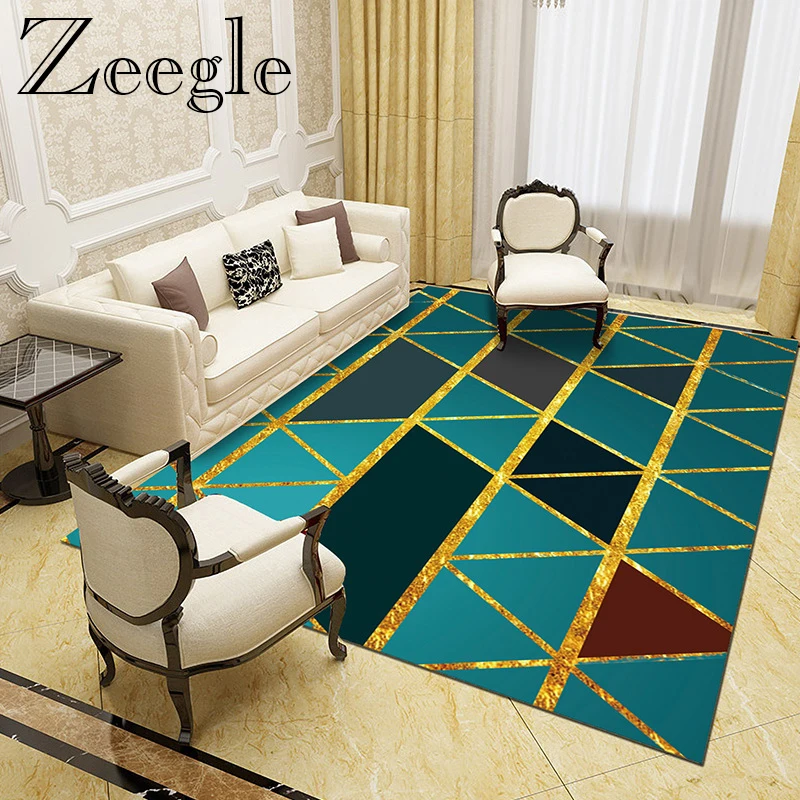 Zeegle Bedroom Carpet Anti-slip Living Room Rug Shower Mat Absorbent Indoor Carpet Hallway Rug Washable Kids Room Carpet