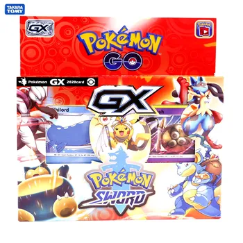 

TOMY Pokemon 2020 Latest 54 Card Solitaire Pokemon Card Sword and Shield Box Trading Card Game Kids Collection Toys gift