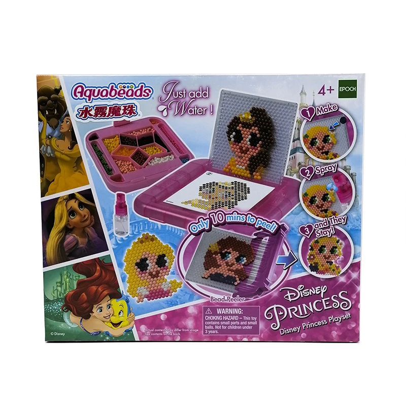 ディズニープリンセスプレイセット オーロラ アリエル ラプンツェル アクアビーズ 子供のおもちゃ パズル Aliexpress