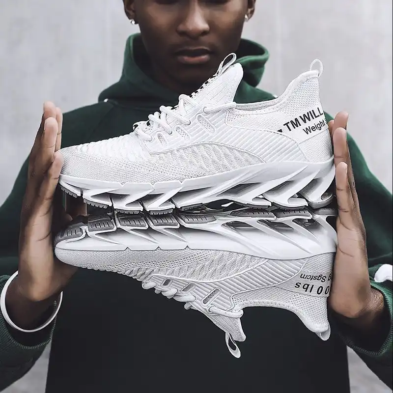 off white sports shoes