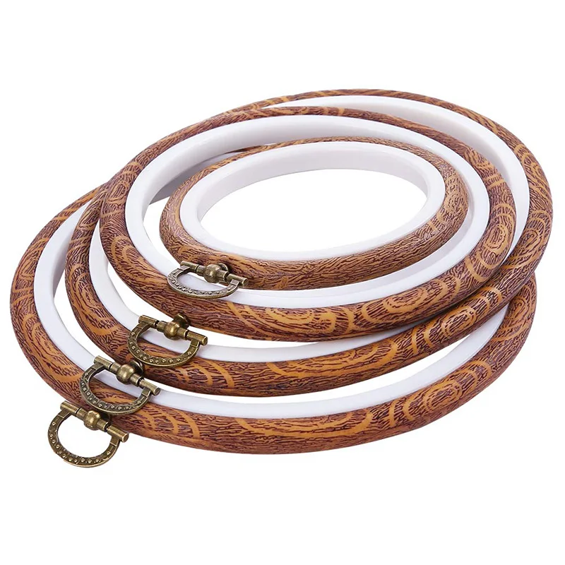 Новинка-4 шт. кольцо для вышивки набор пластиковых обручей крестиком овальная и