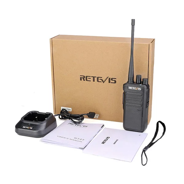 Retevis RT43 DMR цифровая рация 5 Вт UHF 400-480 МГц 32CH радио коммуникатор USB зарядное устройство двухстороннее радио цифровое/аналоговое радио