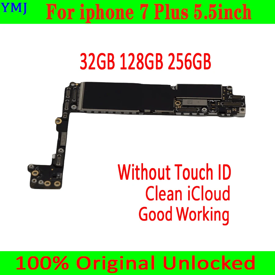 32 Гб 128 ГБ 256 для iphone 7 Plus материнская плата с/без Touch ID Free iCloud P Материнская 100%