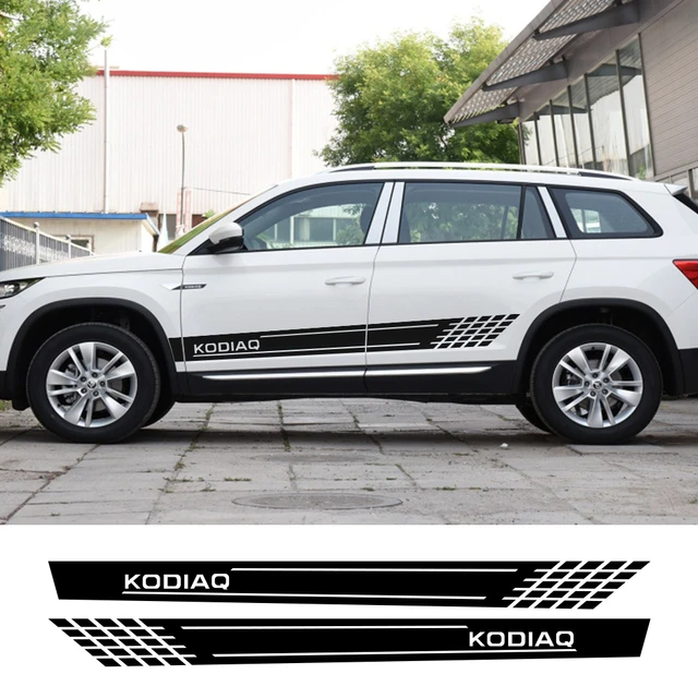 2PCS Car Side Door Stickers For Skoda Kodiaq Kamiq Karoq Fabia Racing  Sports Decoration Tuning Auto Accessories Vinyl Film Decal - AliExpress