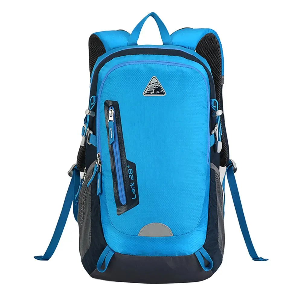 Синий цвет KIMLEE Fashionable Outdoor Travel Waterproof Shoulder Bag Large Capacity 35L Mountaineering Backpack Unisex - Цвет: Синий цвет