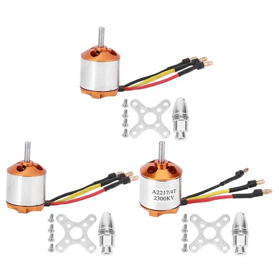 A2217 1100KV 1250KV 2300KV с моторным креплением пропеллер внешним ротором бесщеточный