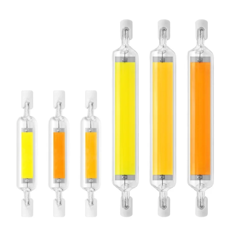 

Светодиодная лампа R7S, освещение 78 мм, 5 Вт, 118 мм, 10 Вт, стеклянный корпус COB, светодиодная лампа J78 J118, 110 В, 240 В