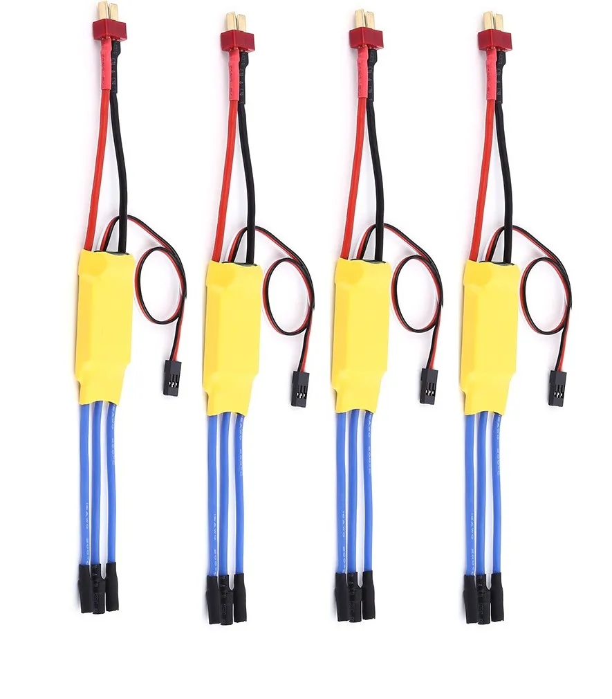 4 шт./лот 30A Simonk бесщеточный ESC прошивка 5 в 3A UBEC Quad Multirotor для RC самолета F450 F550 S550