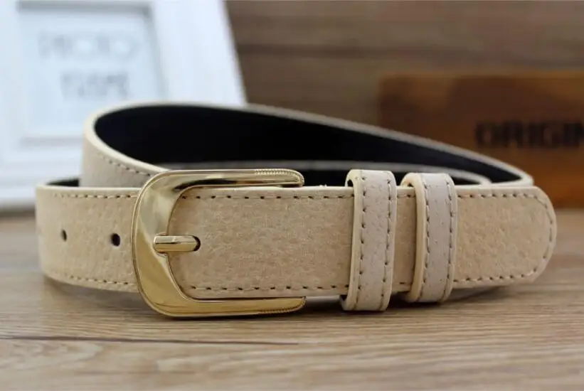 Роскошные женские BeltNew модные декоративные аксессуары для девочек металлические пряжки джинсы ремни свиная кожа BeltforLadies дизайн ремень Пояс