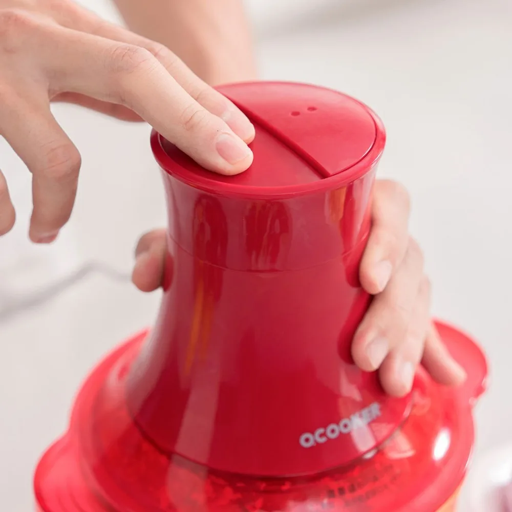 XIAOMI MIJIA QCOOKER электрическая мясорубка для дома Бытовая Кухня маленькая безопасная мясорубка резак эффективная шинковка