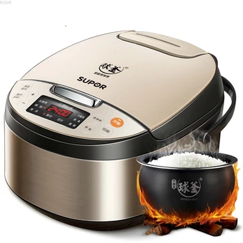 

50HZ 220V Home 4L durable heavy fire easy to operate electric rice cooker Brushed metal body 40FC9033Q